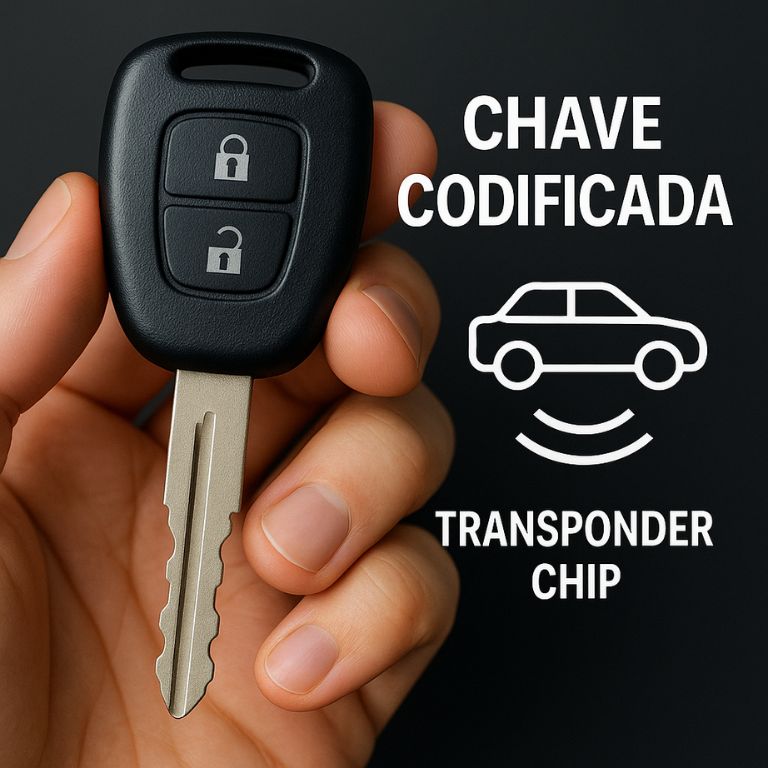 Chave Codificada Transponder chip