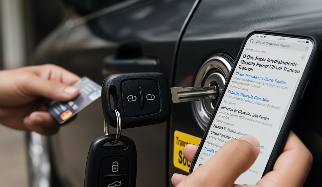 O Que Fazer Imediatamente Quando Perceber Que a Chave Trancou