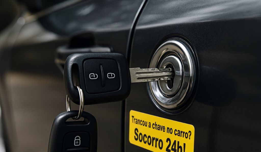 Trancou a chave no carro Socorro 24h!
