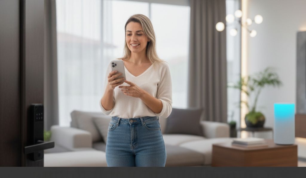 Fechadura digital por aplicativo