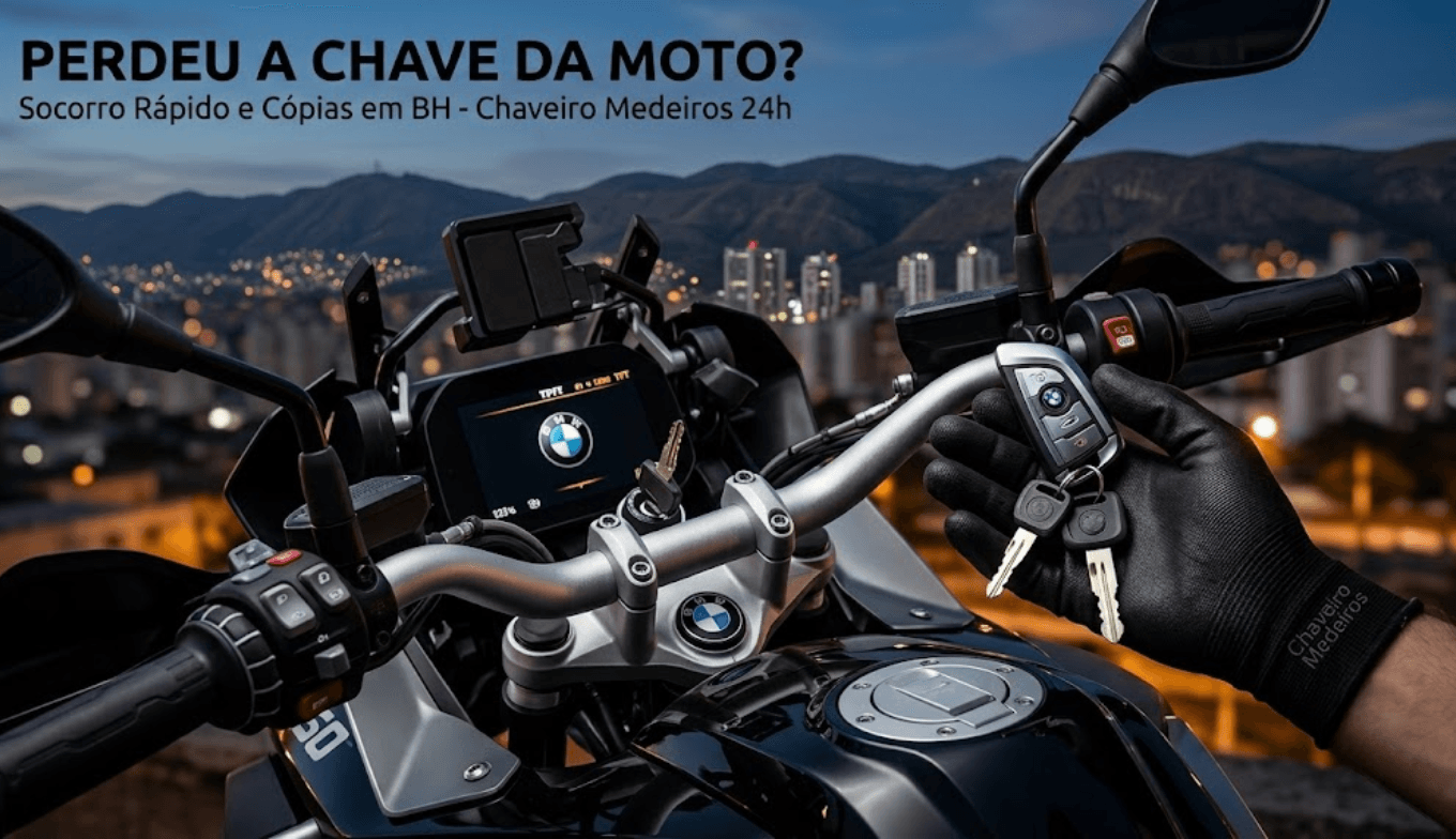 perdeu a chave da moto