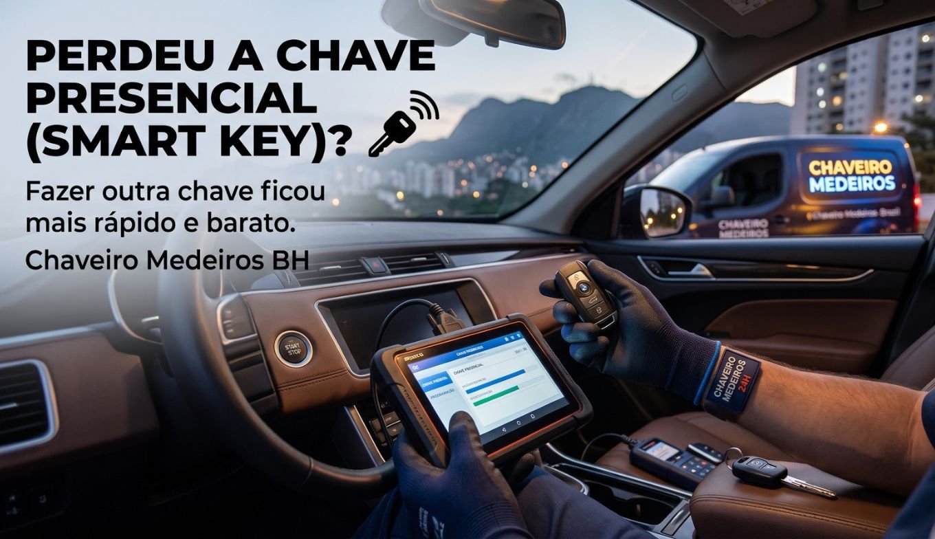 perdeu a chave presencial carro